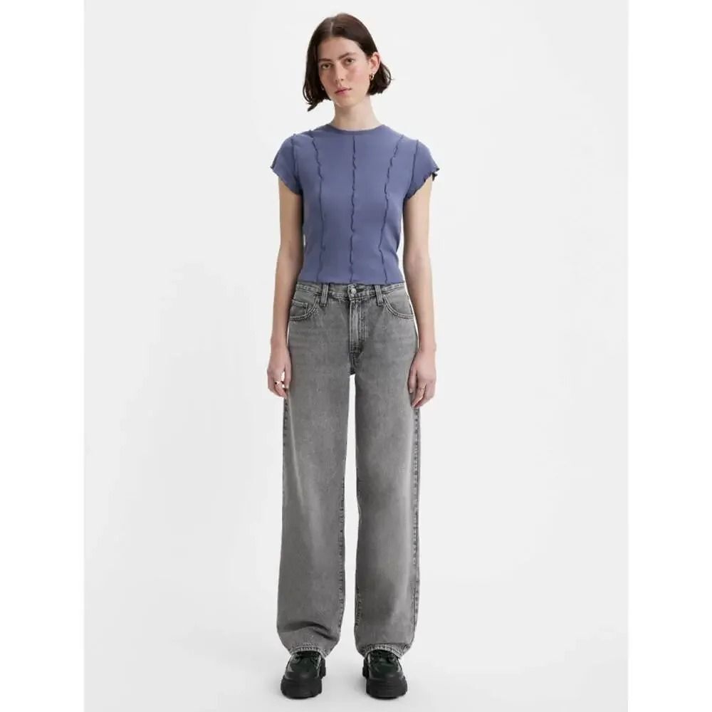 Levi’s Premium Baggy Dad Jeans In Chill At Home Black Grey 27 Relaxed Straight - Picture 11 of 11